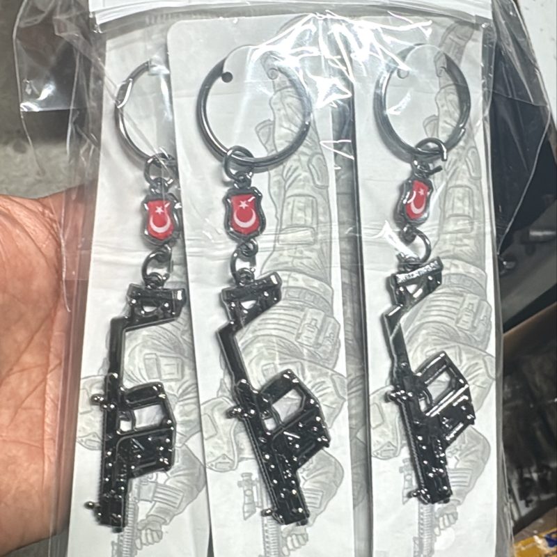 Silah Anahtarlık Füme Kaplama